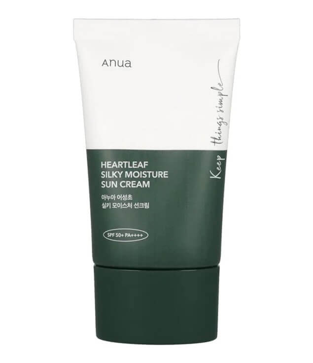 ANUA | HEARTLEAF SILKY MOISTURE SUN CREAM